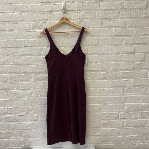 Aritzia || Babaton Marsden Dress Pencil Bodycon Burgundy Red 6 NWT