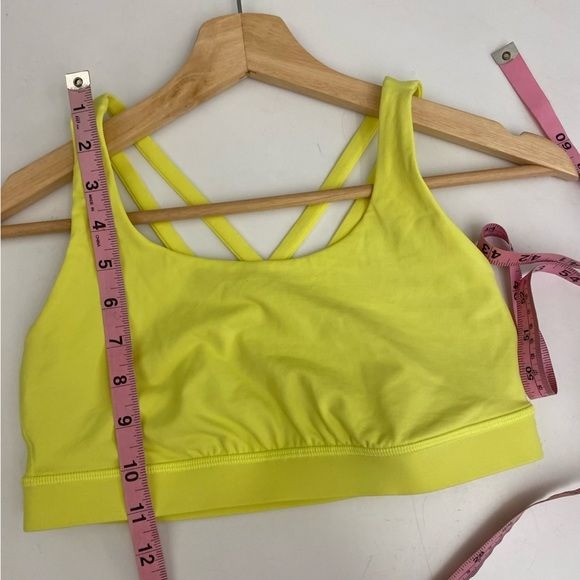 Lululemon || Energy Bra Medium Support B–D CupsElectric Lemon Yellow 6