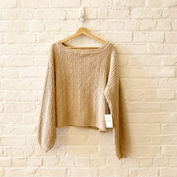 Tularosa x Revolve || Tegan Sweater in Blush Large NWT