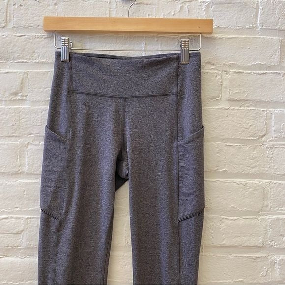 Lululemon || Speed Up Tight 31" in Heathered Black Gray 4 Tall