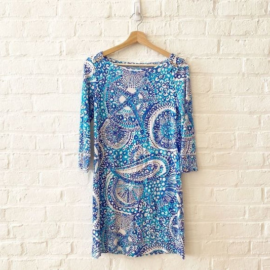 Lilly Pulitzer || Sophie Resort White Midnight Blues UPF Medium