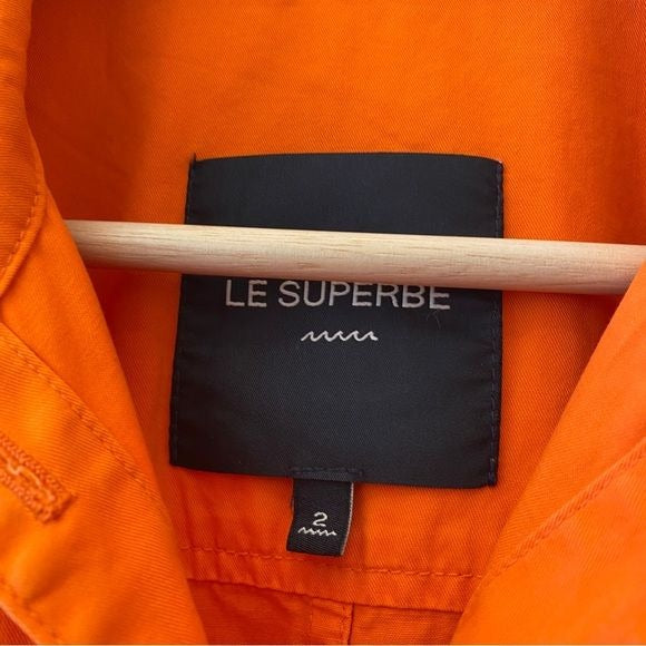 Le Superbe || Kelly Belted Utility Romper Orange 2