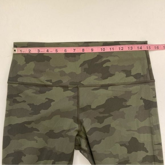 Lululemon || Align High Rise 28" Pant Nulu Heritage 365 Camo Green Twill 12