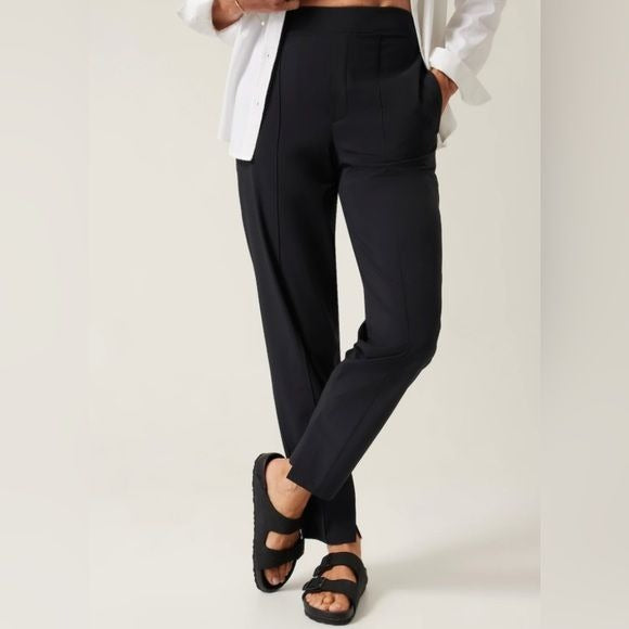 Athleta || Vienna Slim Brooklyn Heights Pant Black 14 Tall 14T