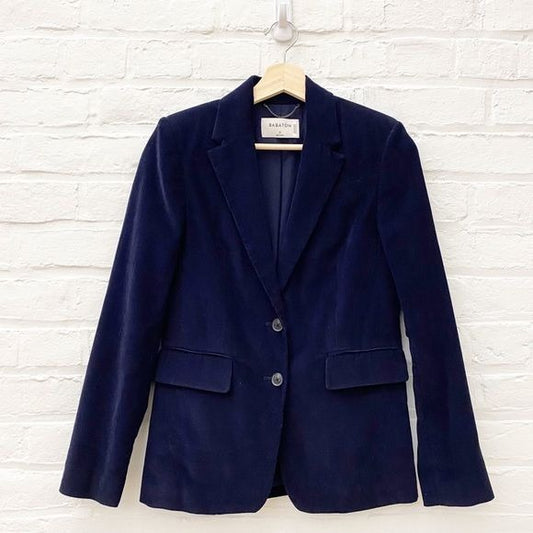 Aritzia || Babaton Taylor Corduroy Navy Blazer Jacket 0