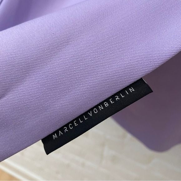 Marcell Von Berlin || Oversized Long Blazer Longline Lavender Purple US 8