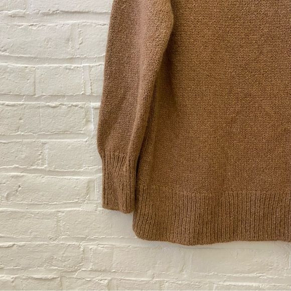 Aritzia || The Group by Babaton Elmira Turtleneck Alpaca Sweater Oatmeal Tan XS