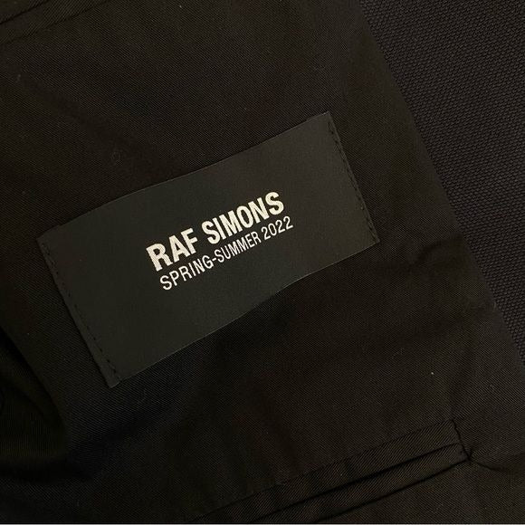 Raf Simons || Slim Fit School Boy Blazer SS2022 Navy Blue IT 40 US Small