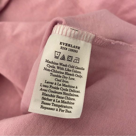 Everlane || Organic Cotton Polo Dress Pink Lilac Medium