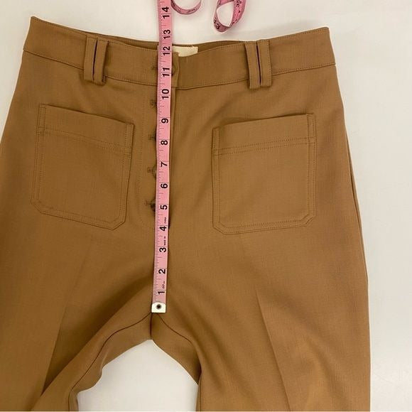 Sezane || Chuck Trousers Pants Camel Tan 38 US 6 NWT