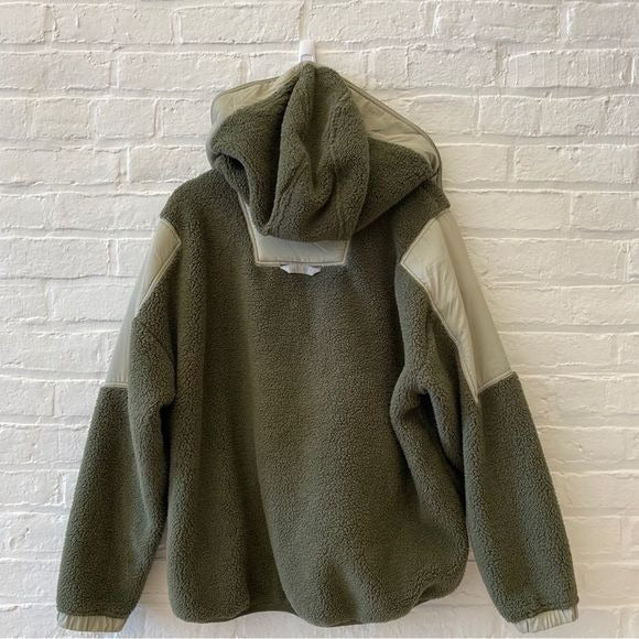 Free People || FP Movement Lead the Pack Pullover Fleece Green Large