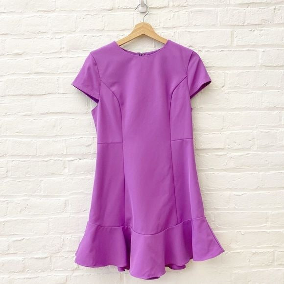 DO+BE || Flared Hem Mini Dress Lavender Purple Medium