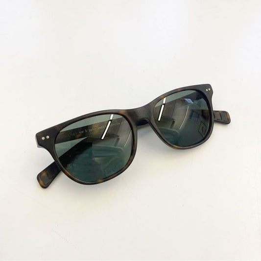 Lunor || S1 1101 Sunglasses Matte Dark Havana Tortoise Polarized Made in Germany