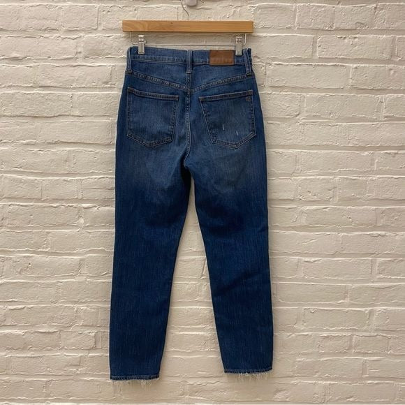 Madewell || The Perfect Vintage Crop Jean in Cassie Wash Blue 25