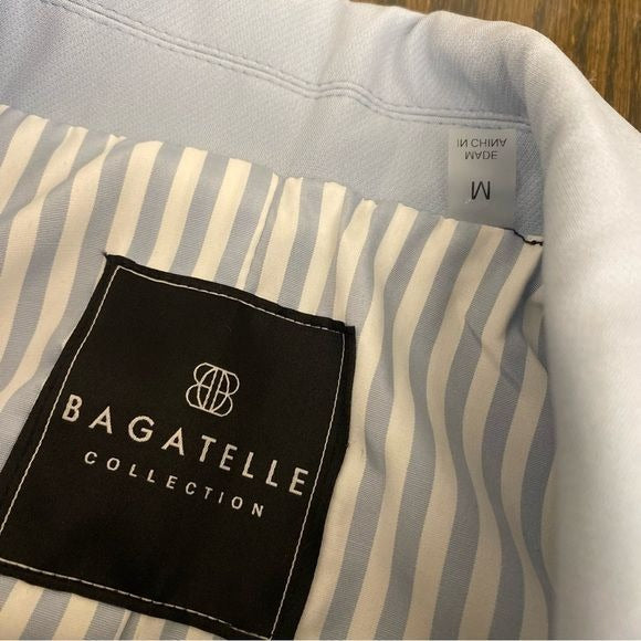 Bagatelle || Double Breasted Blazer Baby Blue Medium