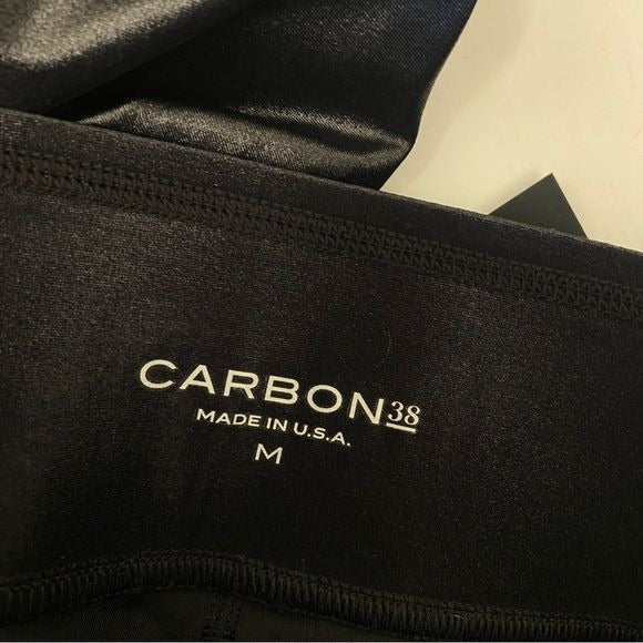 Carbon38 || Takira Shine Leggings Black Medium NWT