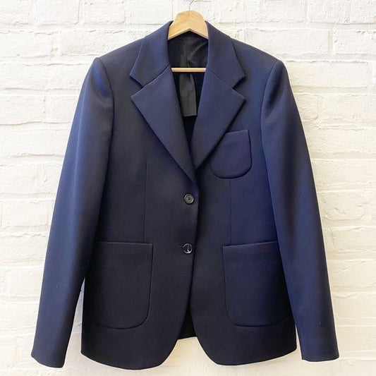 Raf Simons || Slim Fit School Boy Blazer SS2022 Navy Blue IT 40 US Small