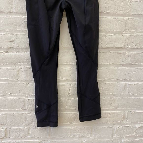 Lululemon || Pace Rival Crop Solid Black 4