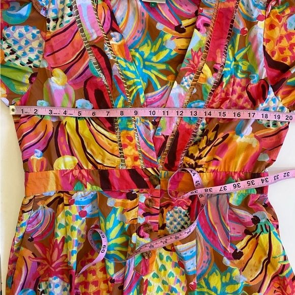 FARM Rio || Fruit Salad Romper Bright Pink XL