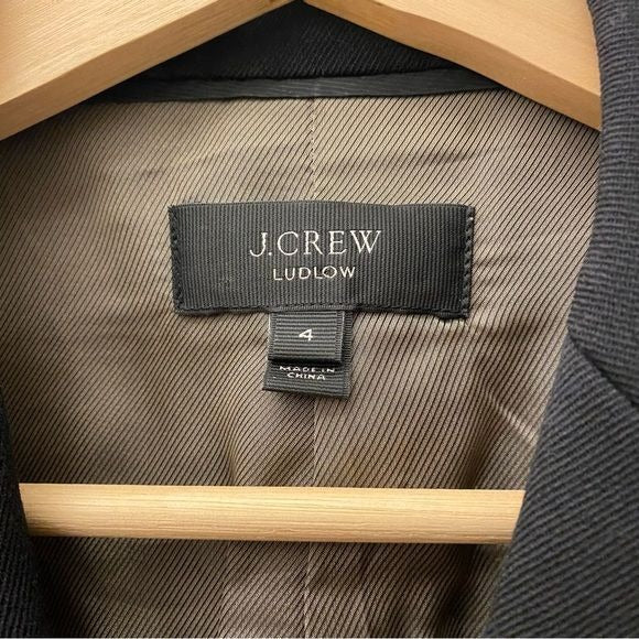 J. Crew || Ludlow Blazer in Wool Black 4