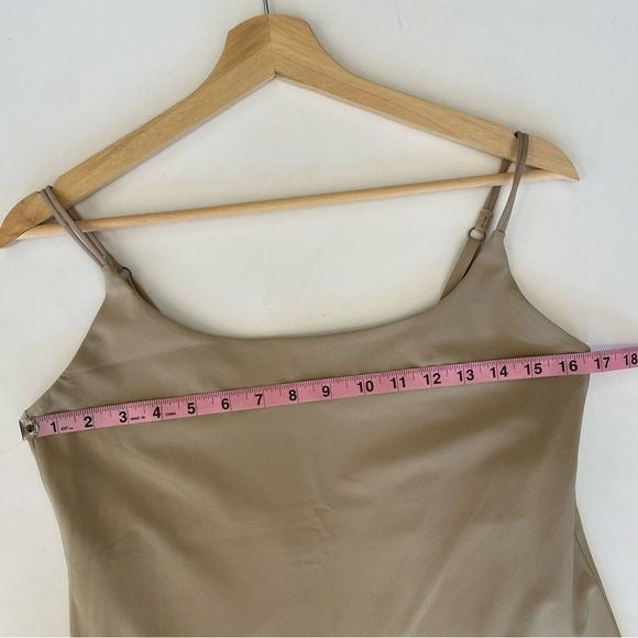 Abercrombie || Traveler Mini Exercise Dress with Shorts Tan Beige Medium