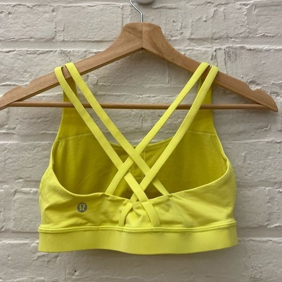 Lululemon || Energy Bra Medium Support B–D CupsElectric Lemon Yellow 6