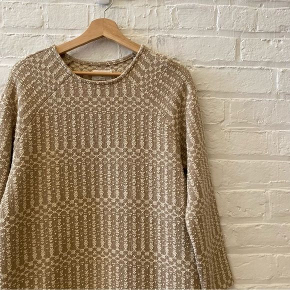 Billy Reid || Knit Sweater Dress Short Tan Beige XS