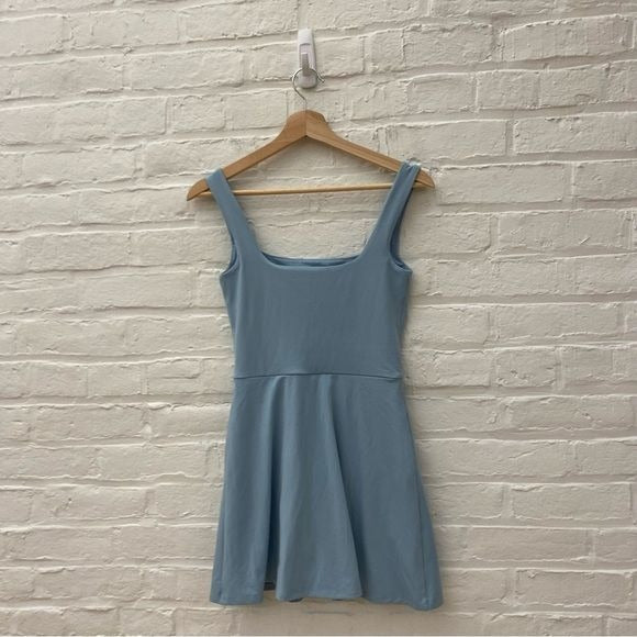 Reformation || Amy Ecomove Active Dress Built in Shorts Blue Small