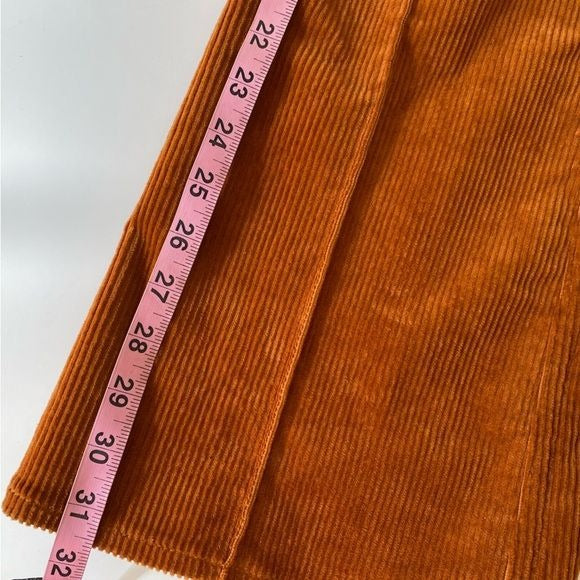 & Other Stories || Corduroy Flares Trousers Pants Orange US 8