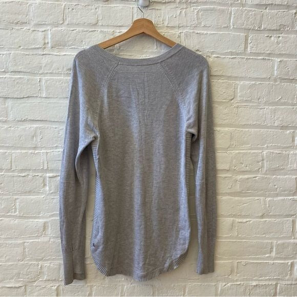 Lululemon || Hello Aloe Pullover Sweater Heathered Silverscreen Gray 8 ?