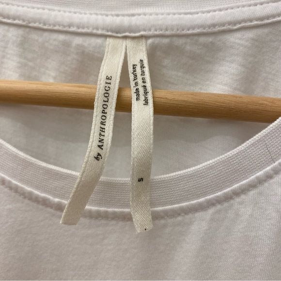 Anthropologie || Paint Swatch Colors T-Shirt White Small