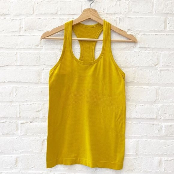 Lululemon || Swiftly Tech Racerback Yellow Gold 6