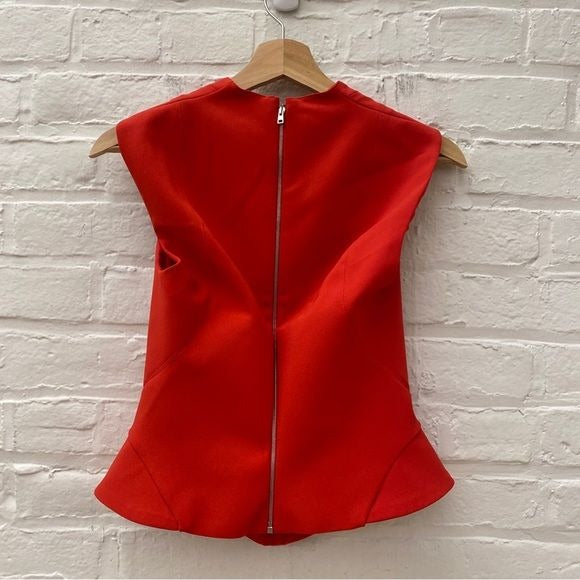 Mugler || Corset Top In Red 38 NWT