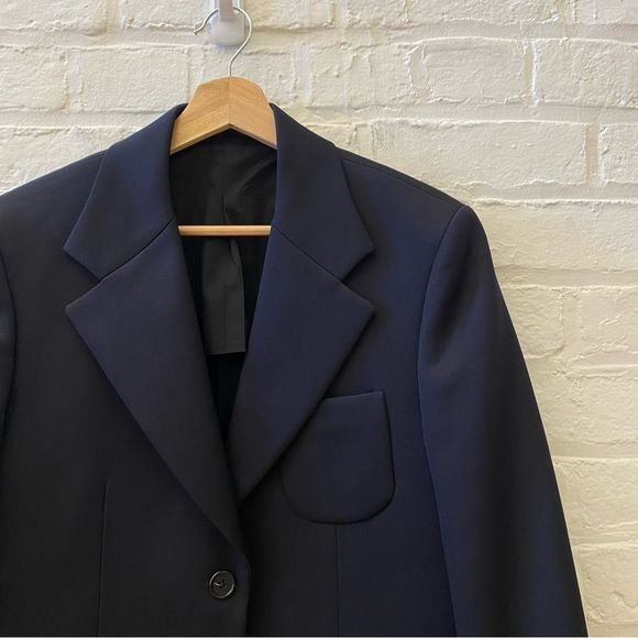 Raf Simons || Slim Fit School Boy Blazer SS2022 Navy Blue IT 40 US Small