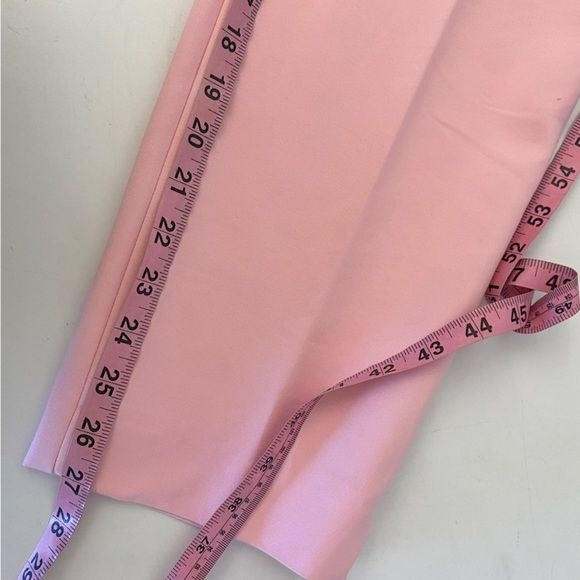 Zara || Tapered Trousers Pants Pink Large