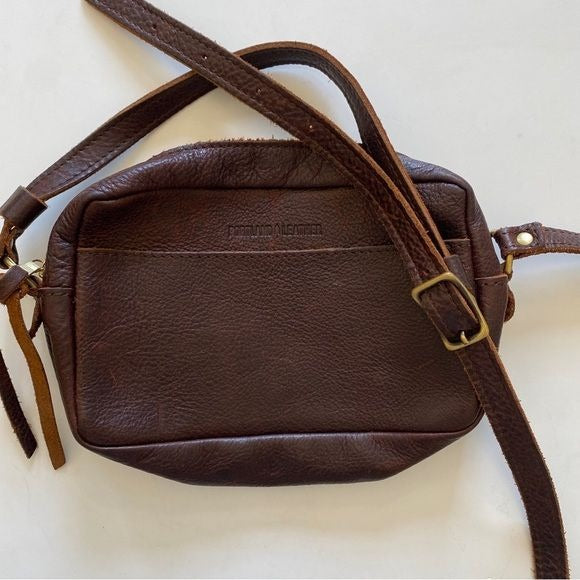 Portland Leather || Camera Bag Toaster Crossbody Purse in Coldbrew Dark Brown