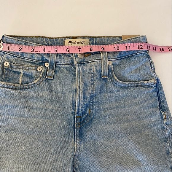 Madewell || The Petite Perfect Vintage Jean in Fiore Wash Ligh Blue 25P NWT