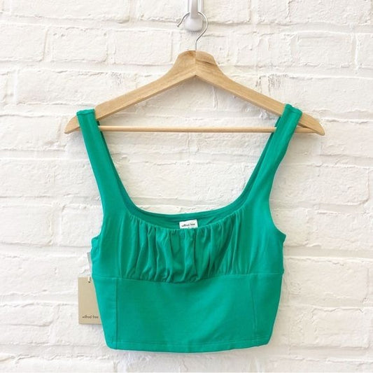 Aritzia || Wilfred Free Orbit Top Tank Alien Green Small NWT