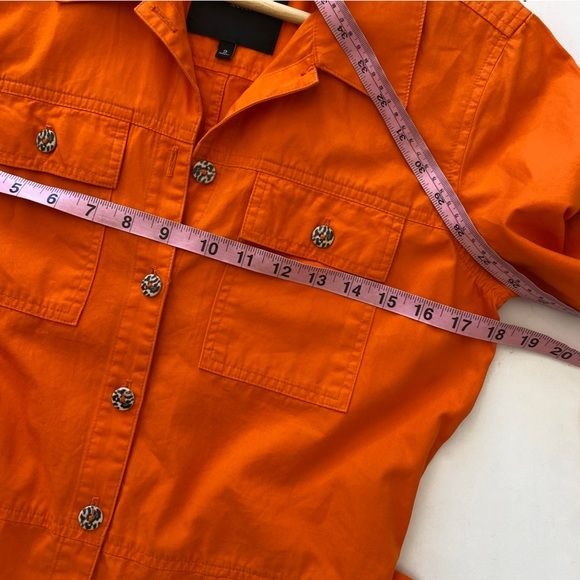 Le Superbe || Kelly Belted Utility Romper Orange 2