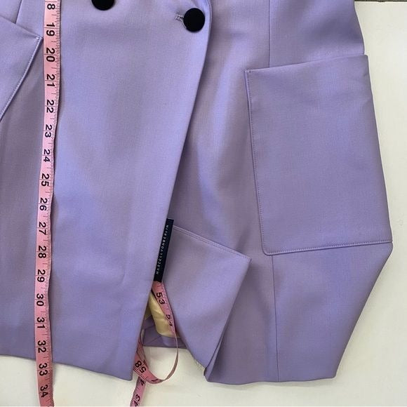 Marcell Von Berlin || Oversized Long Blazer Longline Lavender Purple US 8