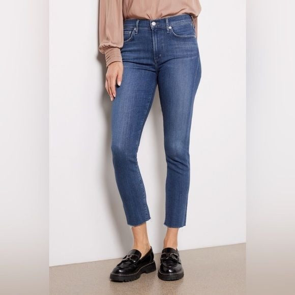 Agolde || Sophie High Rise Skinny Jeans Claremont Blue Stretch 26