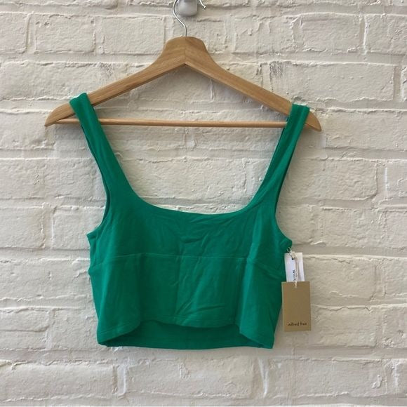 Aritzia || Wilfred Free Orbit Top Tank Alien Green Small NWT