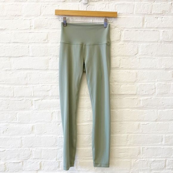 Lululemon || Wunder Train High-Rise Tight 25” in Willow Green 4