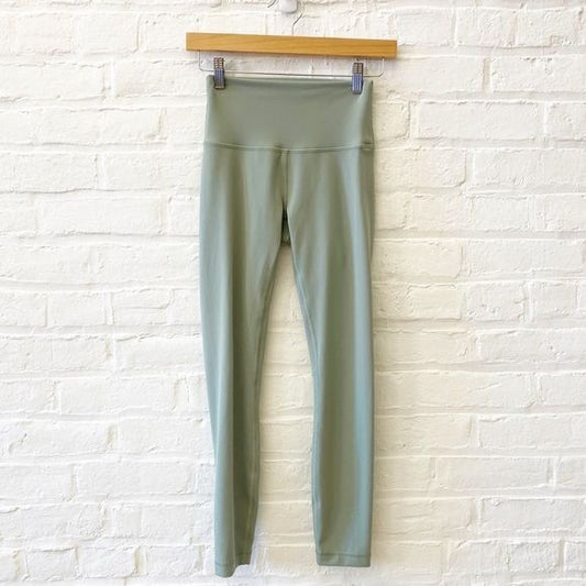 Lululemon || Wunder Train High-Rise Tight 25” in Willow Green 4