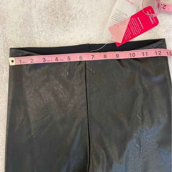 Commando || Perfect Control Faux Leather Leggings Black Large NWT