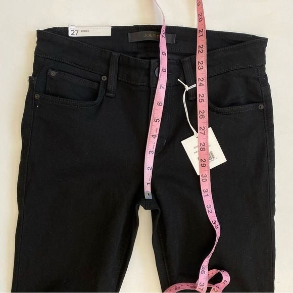 Joe’s Jeans || #Hello The Icon Skinny Mid Rise Ankle Denim Black 27 NWT