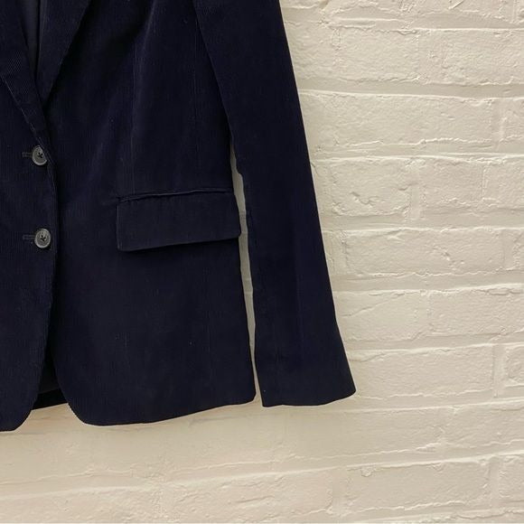 Aritzia || Babaton Taylor Corduroy Navy Blazer Jacket 0