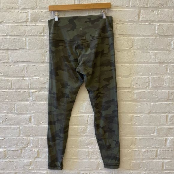 Lululemon || Align High Rise 28" Pant Nulu Heritage 365 Camo Green Twill 12