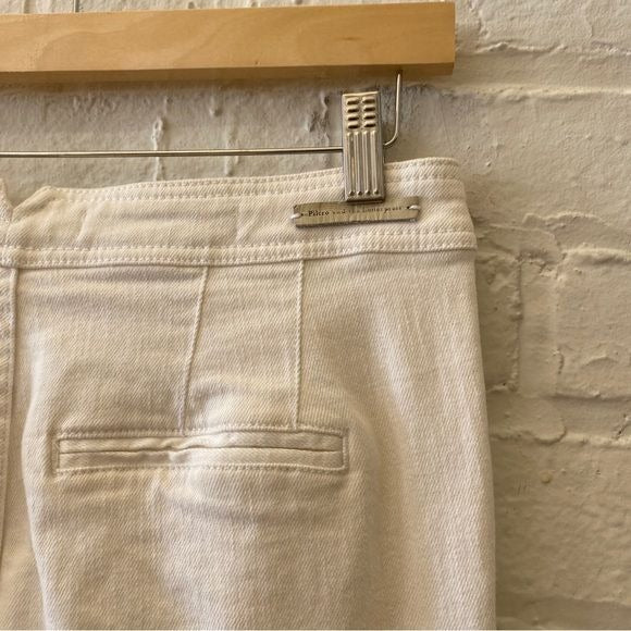 Anthropologie || Pilcro and the Letterpress High-Rise Bootcut Jeans White 26