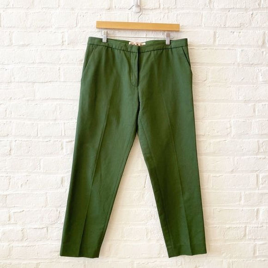 Marni || Tapered Ankle Trousers Pants Green 44 IT US 8